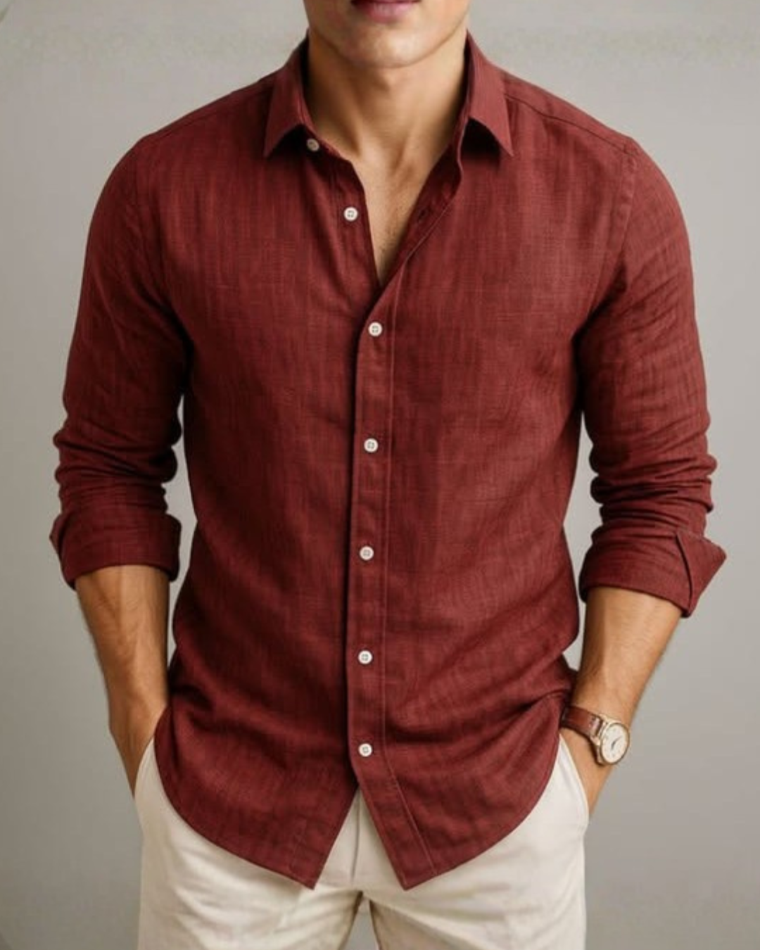 Camisa Informal con Botones James