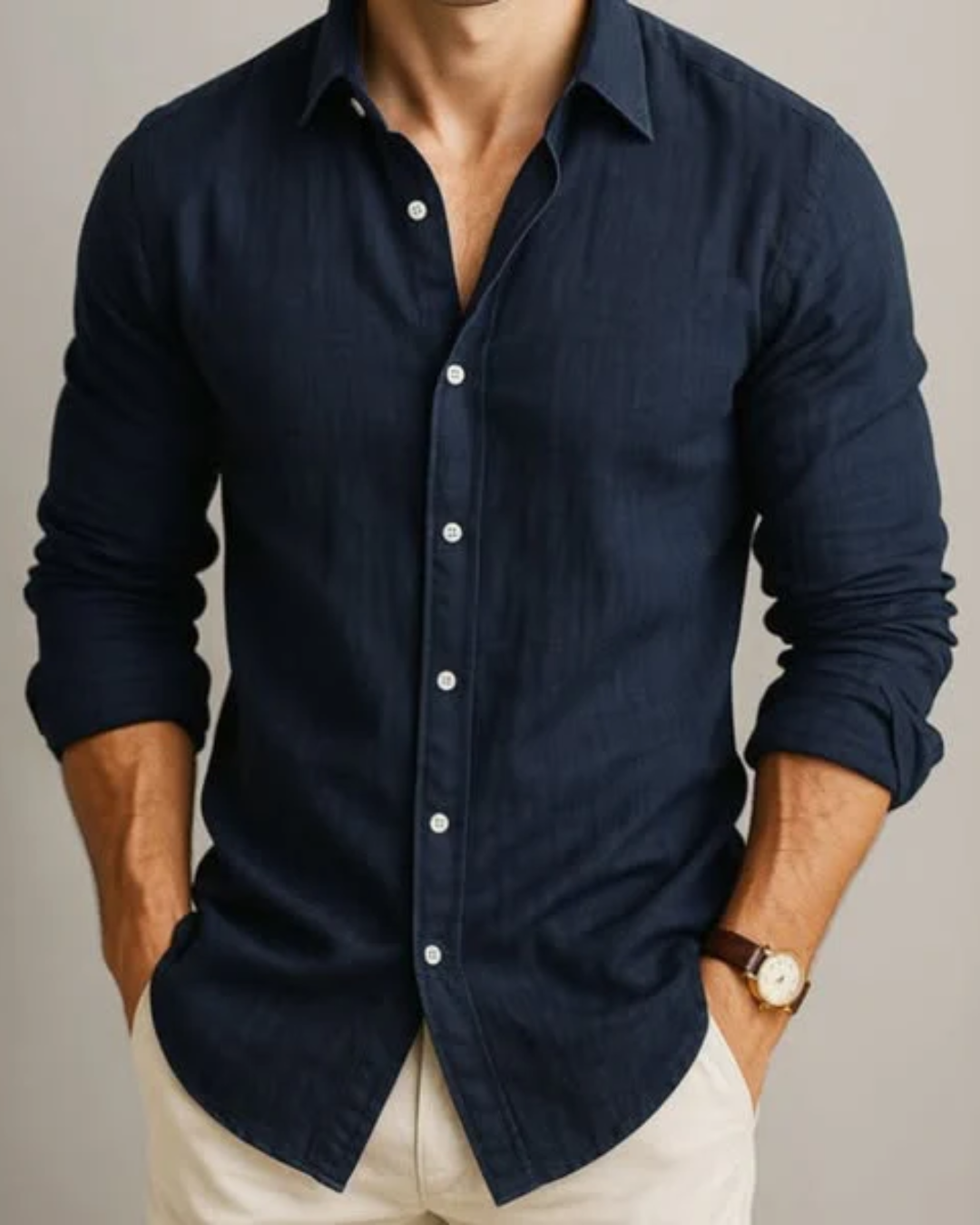 Camisa Informal con Botones James